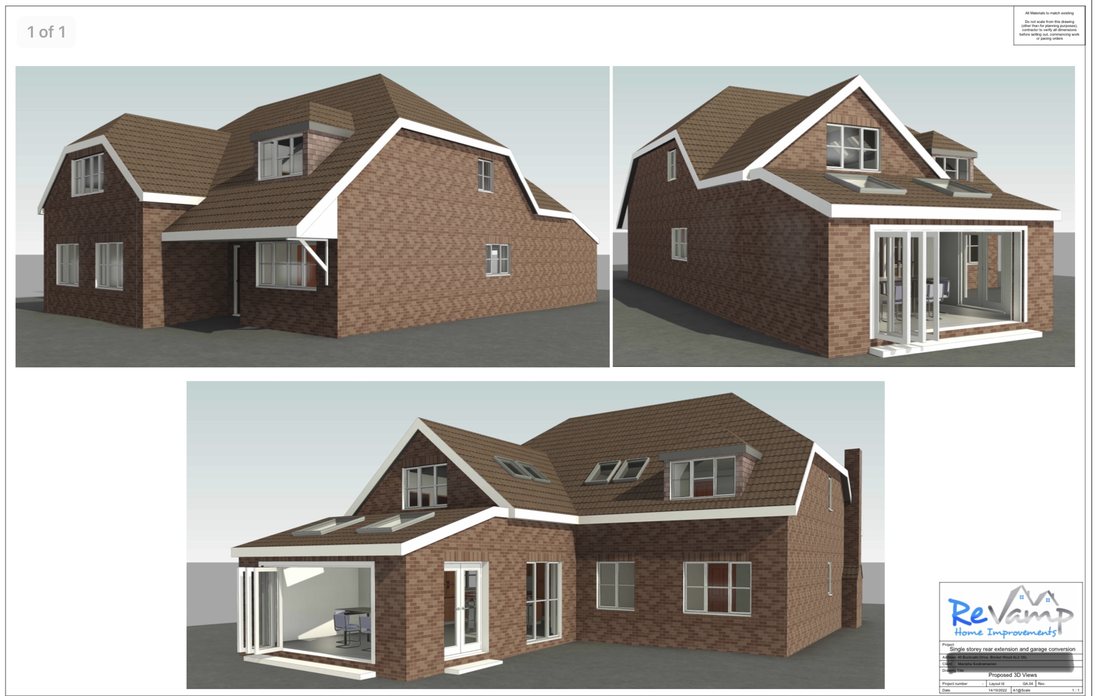 Revamp Extensions Single Storey Rear Extension, Bricket Wood - Revamp Home Improvements